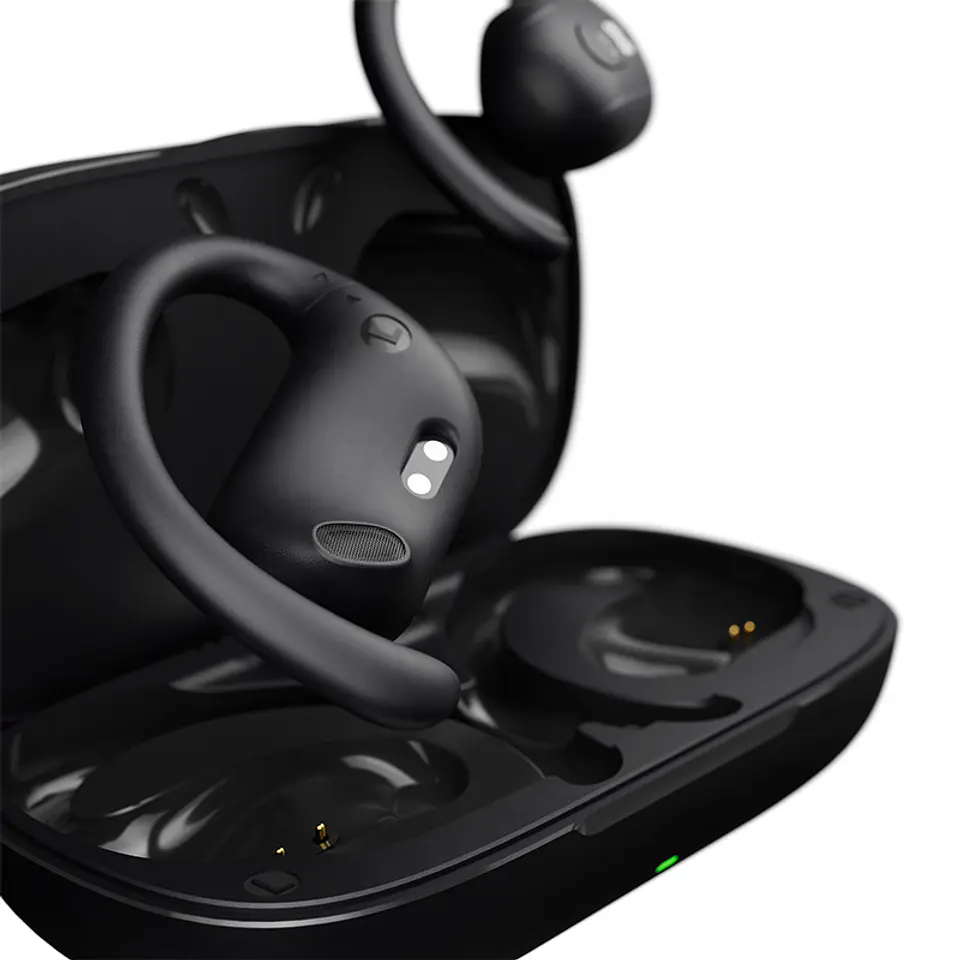 Audífonos open-ear Klip Xtreme Openbuds KOE-250BK Bluetooth con ganchos y micrófono ENC - Negro por mayor 3