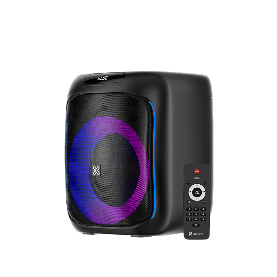 Parlante para karaoke Klip Xtreme BoomBlaster KLS-655 120 W RMS con luces LED y control remoto - Negro por mayor 1