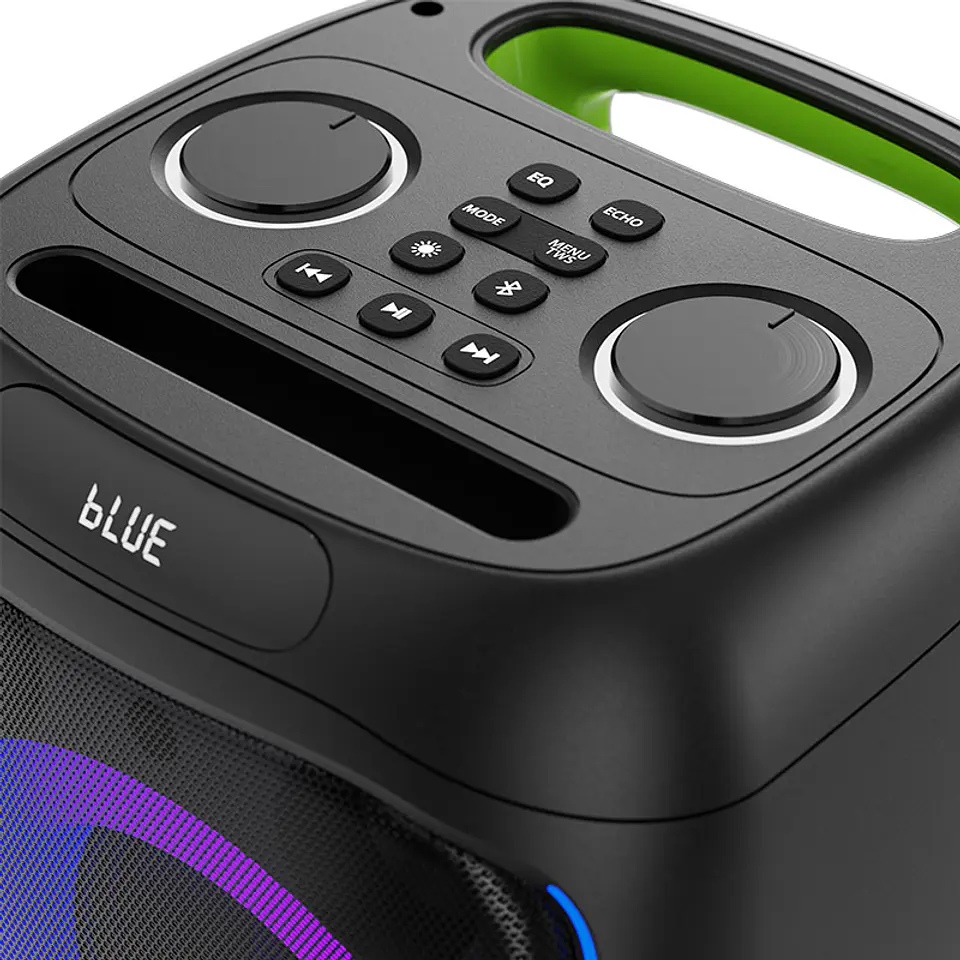Parlante para karaoke Klip Xtreme BoomBlaster KLS-655 120 W RMS con luces LED y control remoto - Negro por mayor 2