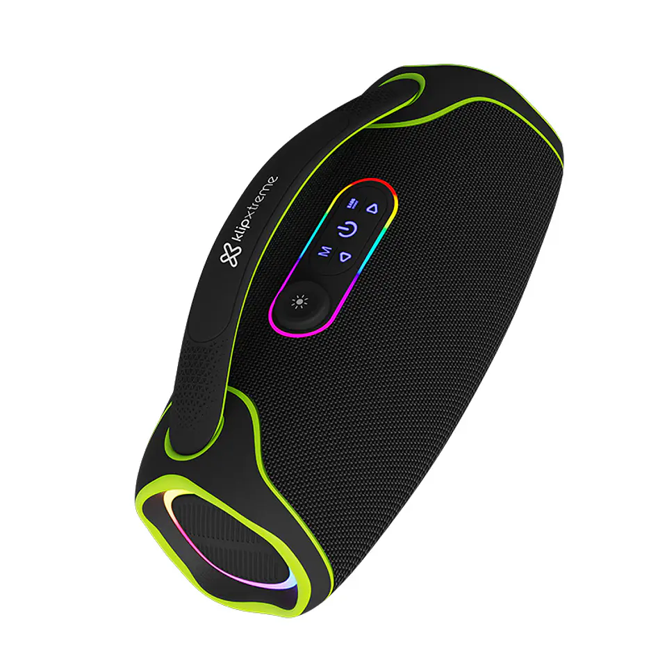 Parlante Bluetooth Klip Xtreme WaveRider Pro KBB-500 60 W RMS IPX5 con luces LED - Negro por mayor 1