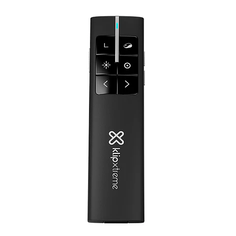 Presentador inalámbrico Klip Xtreme SlideMaster Pro KPP-500 con mouse aéreo y control por gestos - Negro por mayor