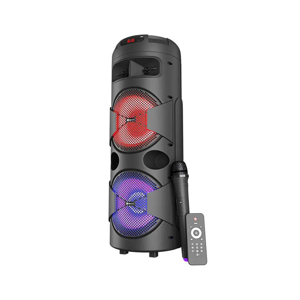 Parlante para karaoke Klip Xtreme MagBlaster KLS-601 160 W RMS con 2 woofers de 8 pulgadas - Negro por mayor 1
