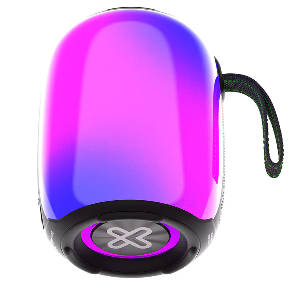 Parlante Bluetooth Klip Xtreme ZoundFire KBS-250BK 12 W RMS con luces LED de llama - Negro por mayor 2