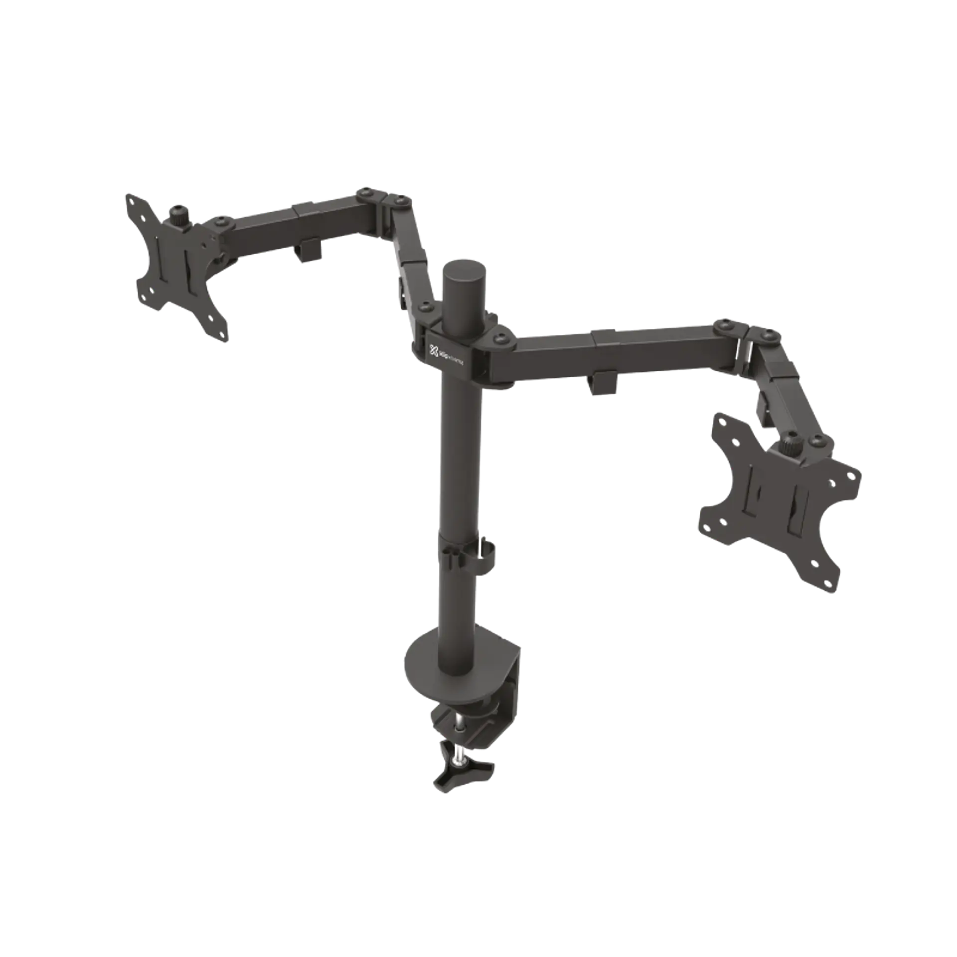 Soporte doble de escritorio para monitores Klip Xtreme KPM-310 13–32″ por mayor 1