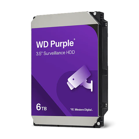 Disco duro Western Digital WD Purple WD64PURZ 6 TB SATA para videovigilancia por mayor