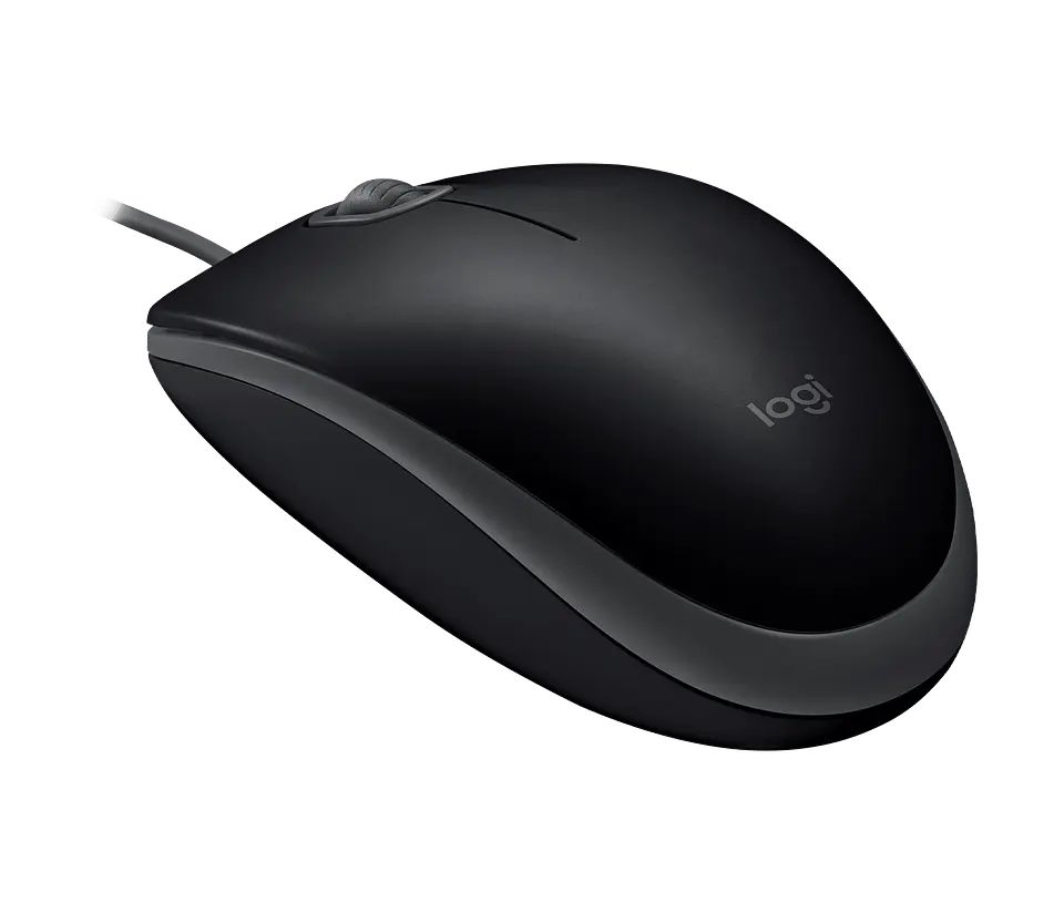 Mouse con cable Logitech M110 Silent negro por mayor 2