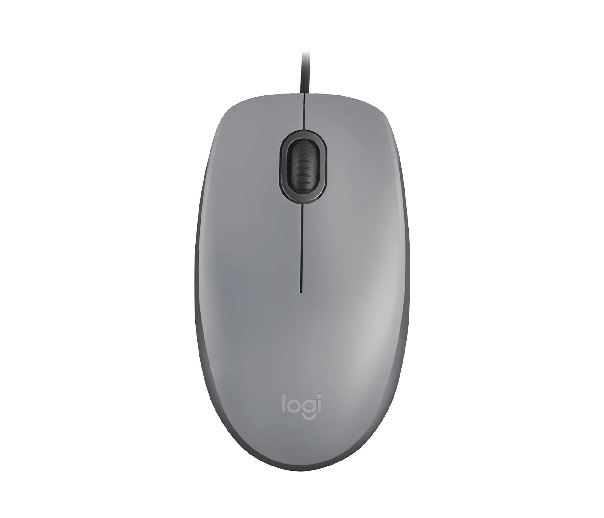 Mouse con cable Logitech M110 Silent gris medio por mayor 1