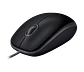 Mouse con cable Logitech M110 Silent negro por mayor - Miniatura 3