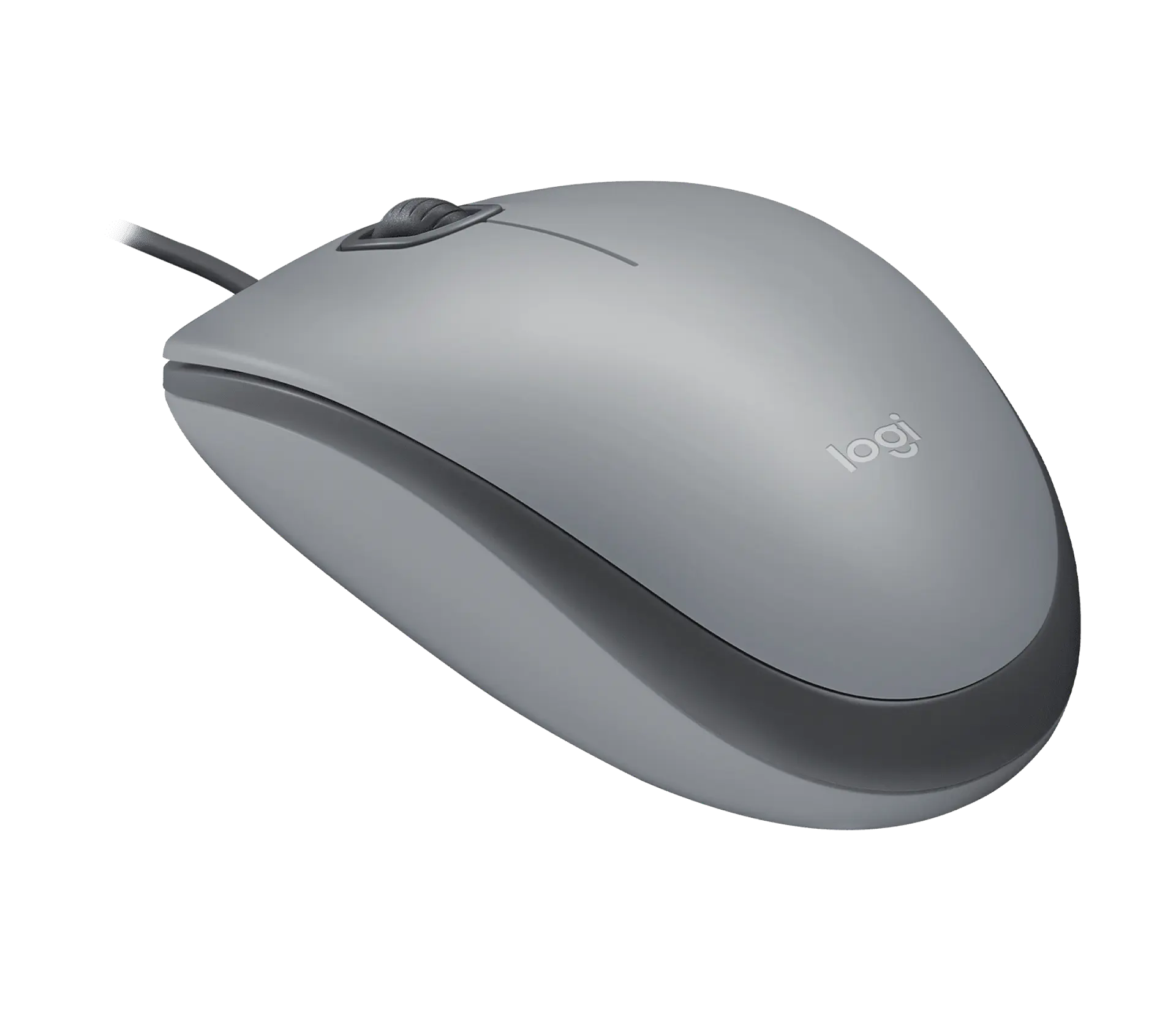 Mouse con cable Logitech M110 Silent gris medio por mayor 2