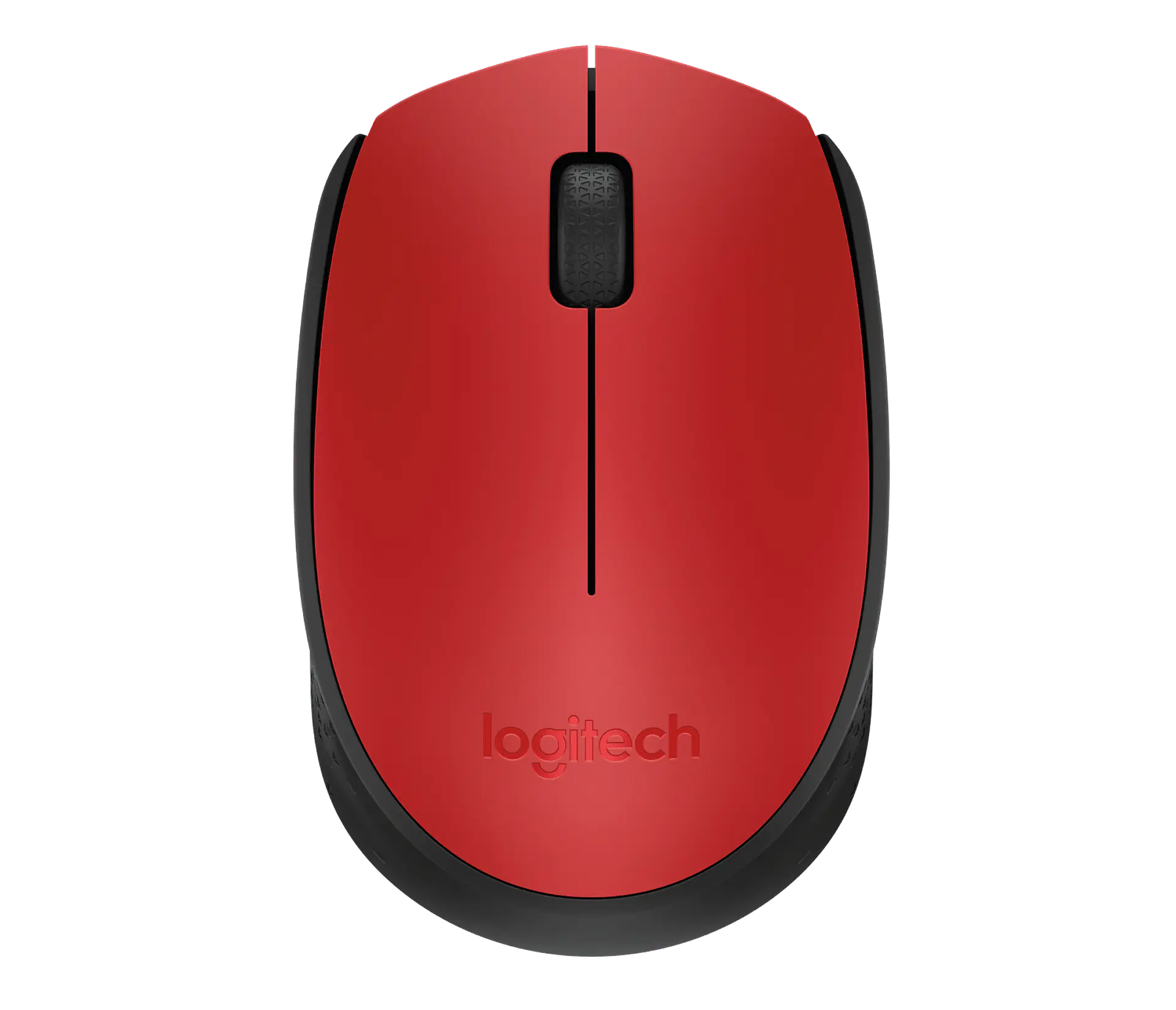Mouse inalámbrico Logitech M170 rojo/negro por mayor 1