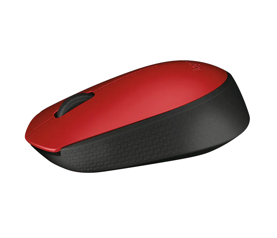 Mouse inalámbrico Logitech M170 rojo/negro por mayor 2