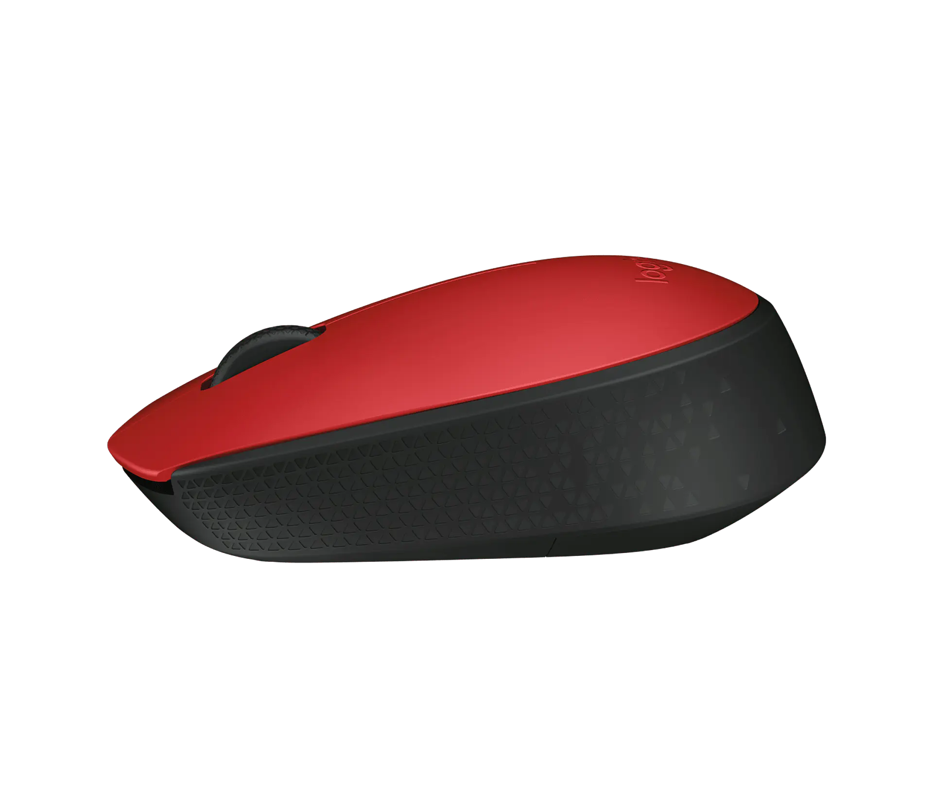 Mouse inalámbrico Logitech M170 rojo/negro por mayor 3