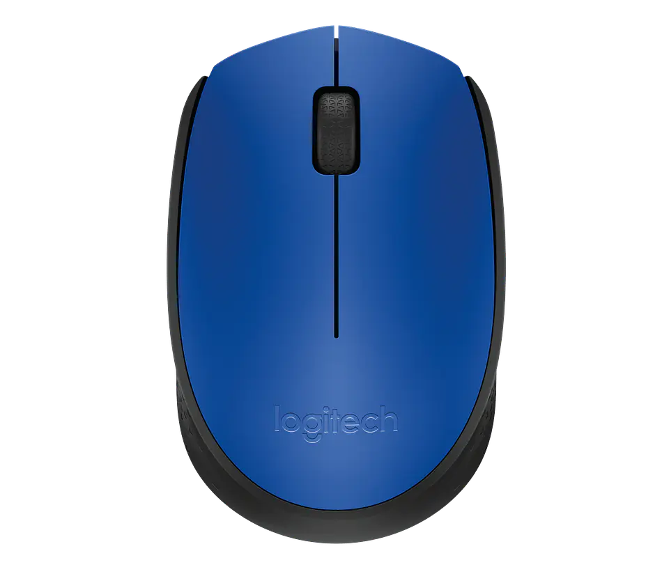 Mouse inalámbrico Logitech M170 azul/negro por mayor 1