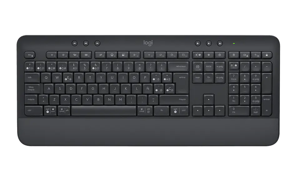 Teclado Logitech Signature K650 inalámbrico español grafito por mayor 1