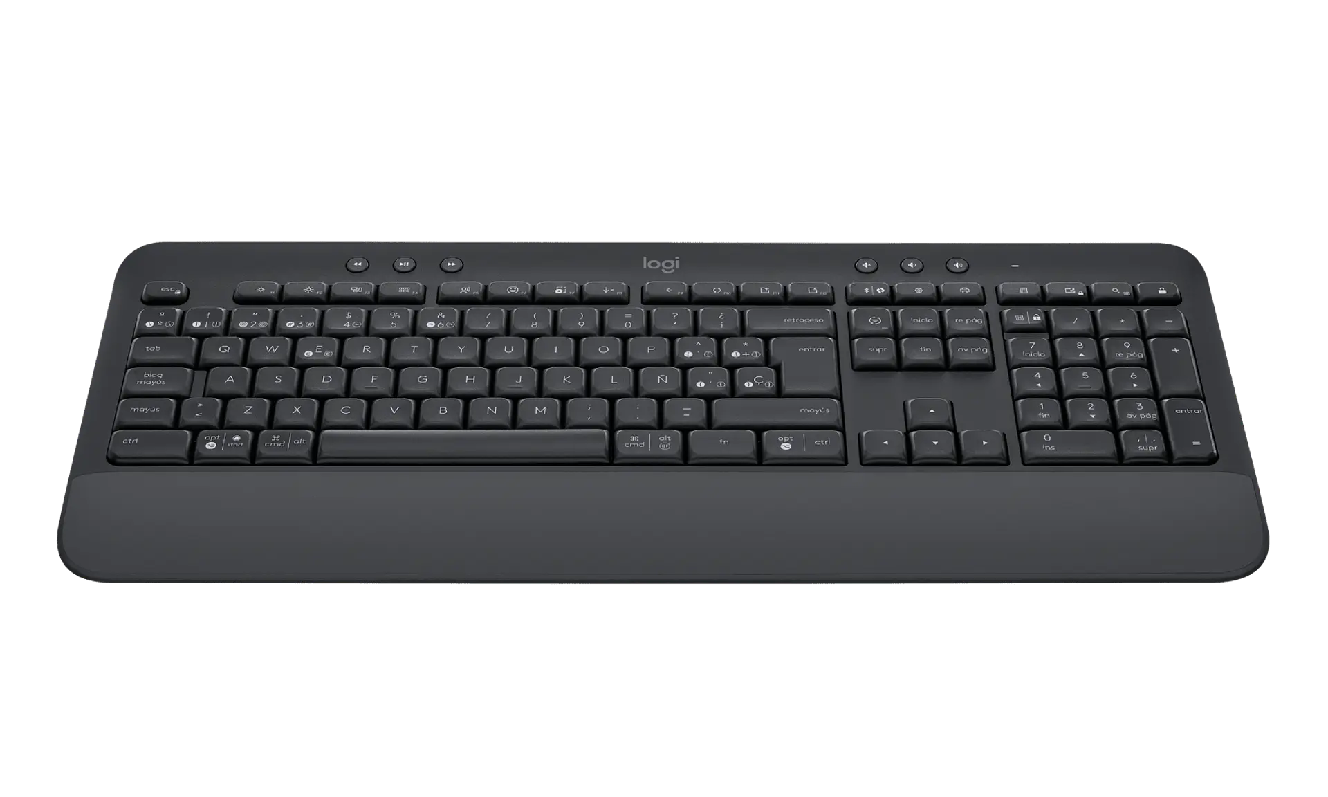 Teclado Logitech Signature K650 inalámbrico español grafito por mayor 2
