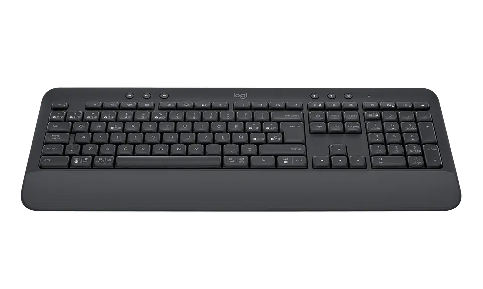 Teclado Logitech Signature K650 inalámbrico español grafito por mayor 2