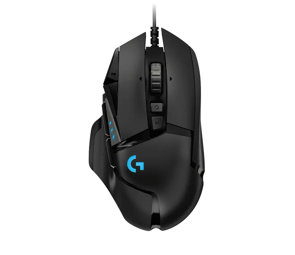 Mouse gamer con cable Logitech G502 HERO negro por mayor 1