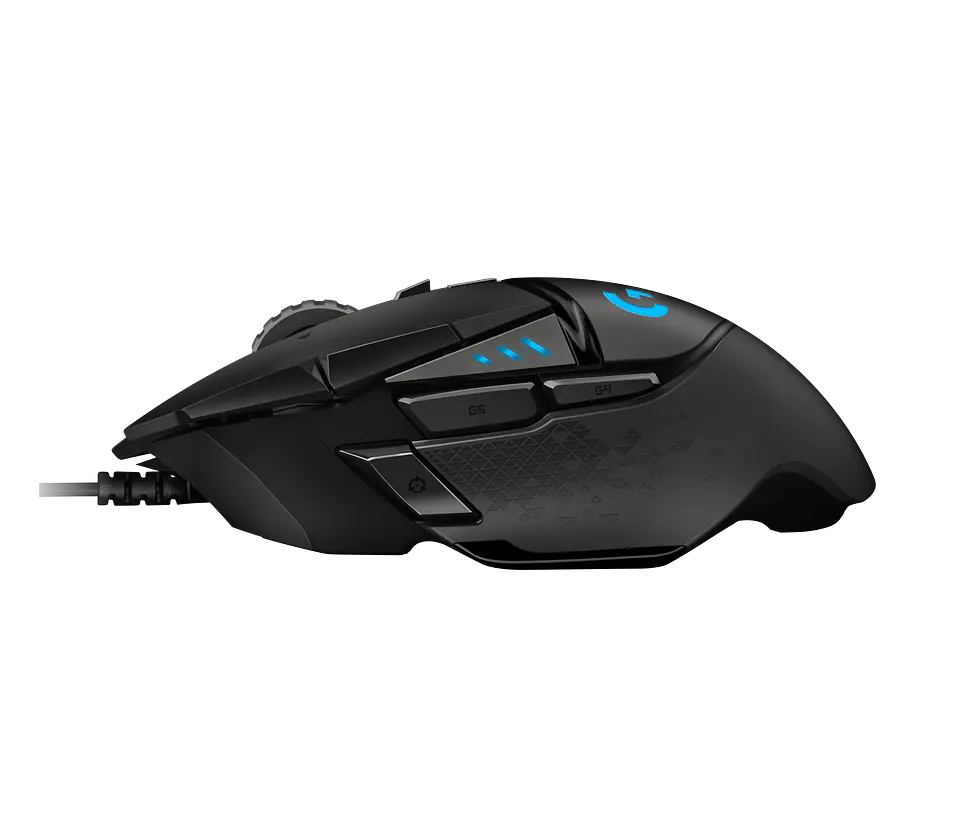 Mouse gamer con cable Logitech G502 HERO negro por mayor 2