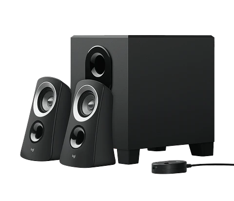 Parlantes Logitech Z313 2.1 25 W RMS Negro por mayor