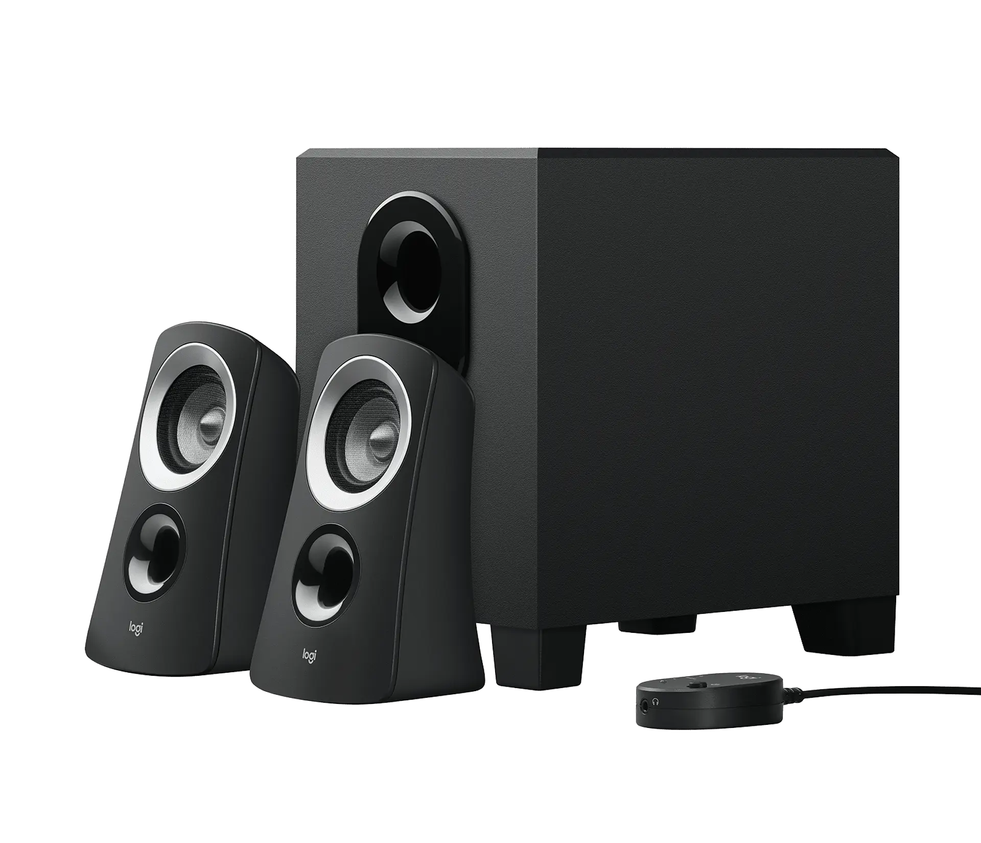 Parlantes Logitech Z313 2.1 25 W RMS Negro por mayor 1