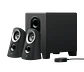 Parlantes Logitech Z313 2.1 25 W RMS Negro por mayor - Miniatura 1