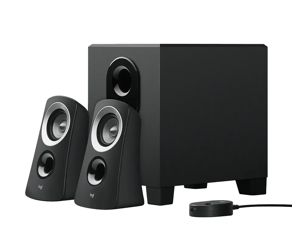 Parlantes Logitech Z313 2.1 25 W RMS Negro por mayor 1
