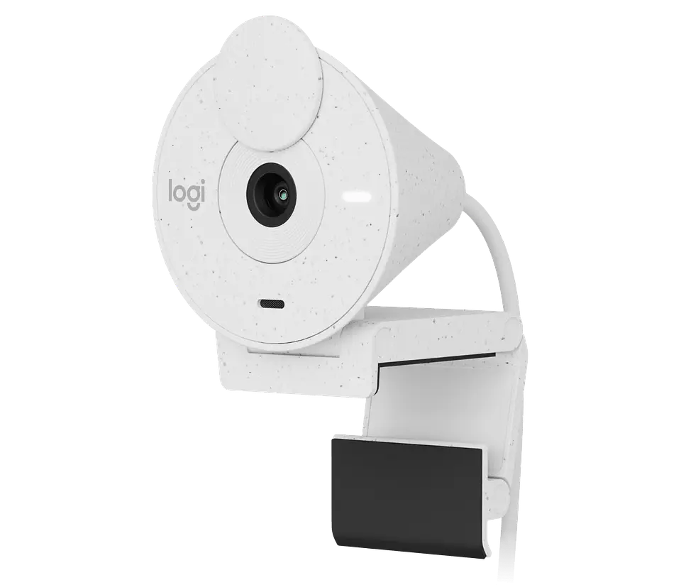 Cámara web Logitech Brio 300 Full HD USB-C blanco crudo por mayor 1