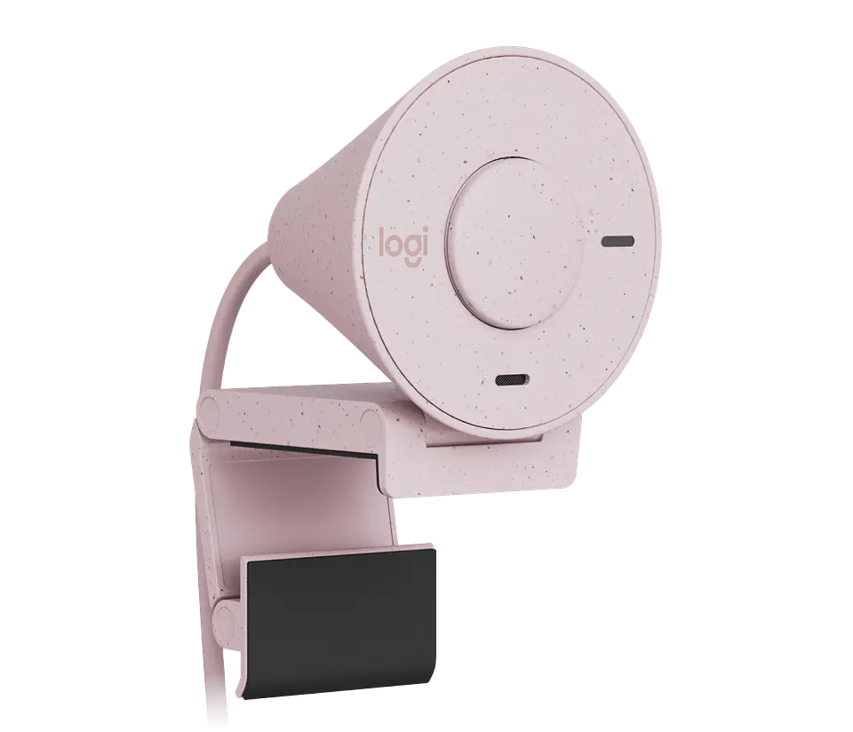 Cámara web Logitech Brio 300 Full HD USB-C rosa por mayor 2