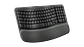 Teclado ergonómico Logitech Wave Keys español grafito por mayor - Miniatura 3