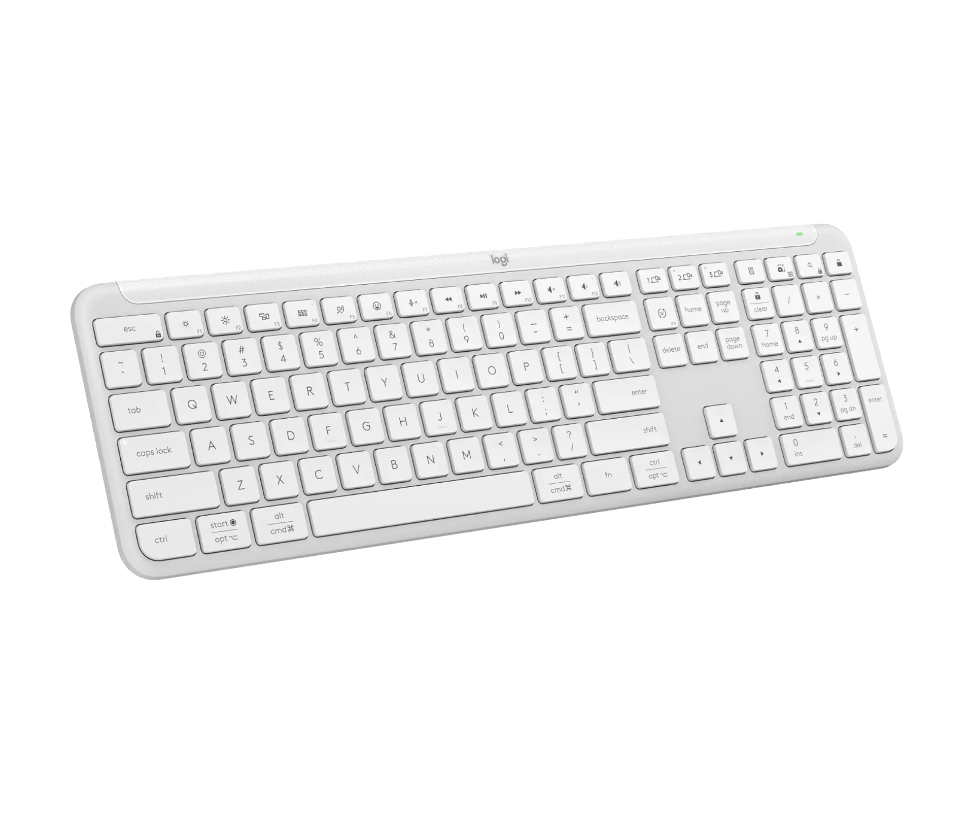 Teclado Logitech Signature Slim K950 español blanco crudo por mayor 2