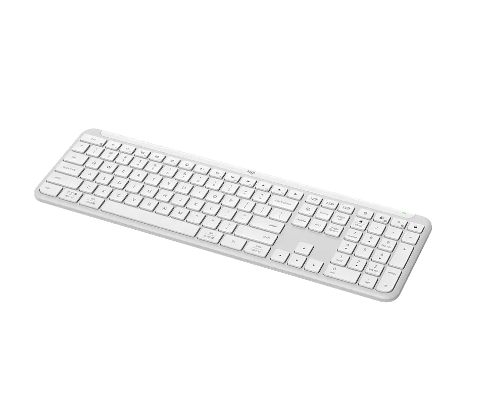 Teclado Logitech Signature Slim K950 español blanco crudo por mayor 3