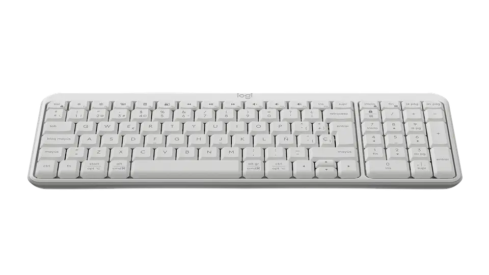 Teclado Bluetooth Logitech K250 español blanco crudo por mayor 2