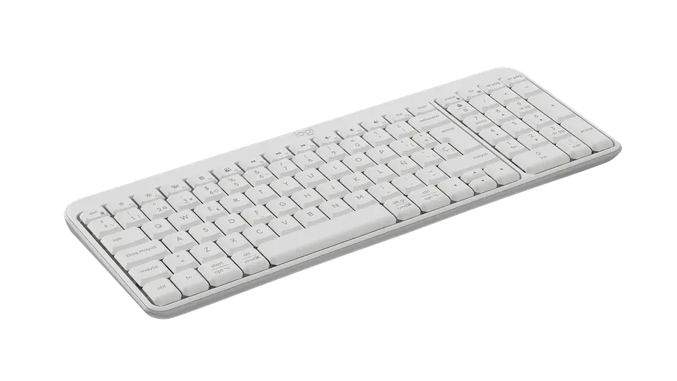 Teclado Bluetooth Logitech K250 español blanco crudo por mayor 3