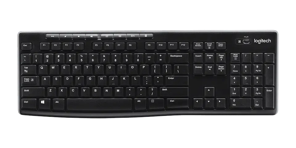 Teclado inalámbrico Logitech K270 Unifying español negro por mayor 1