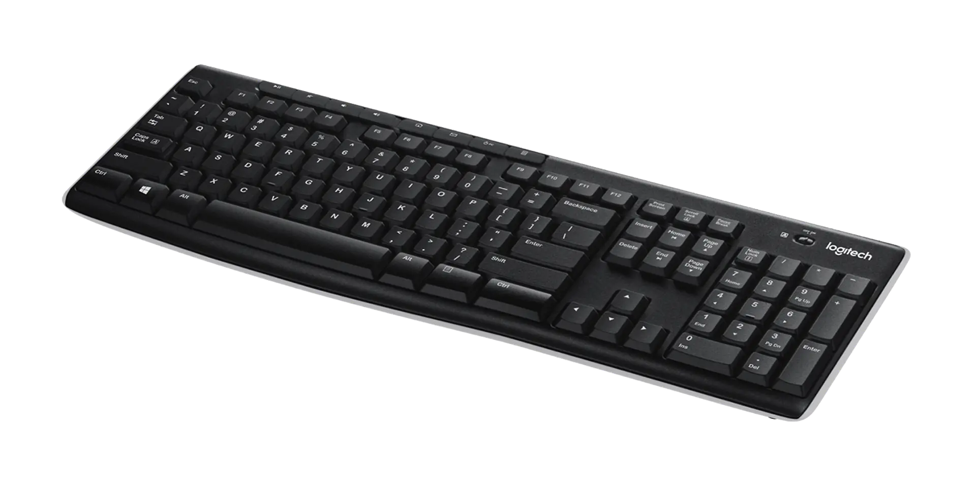 Teclado inalámbrico Logitech K270 Unifying español negro por mayor 2