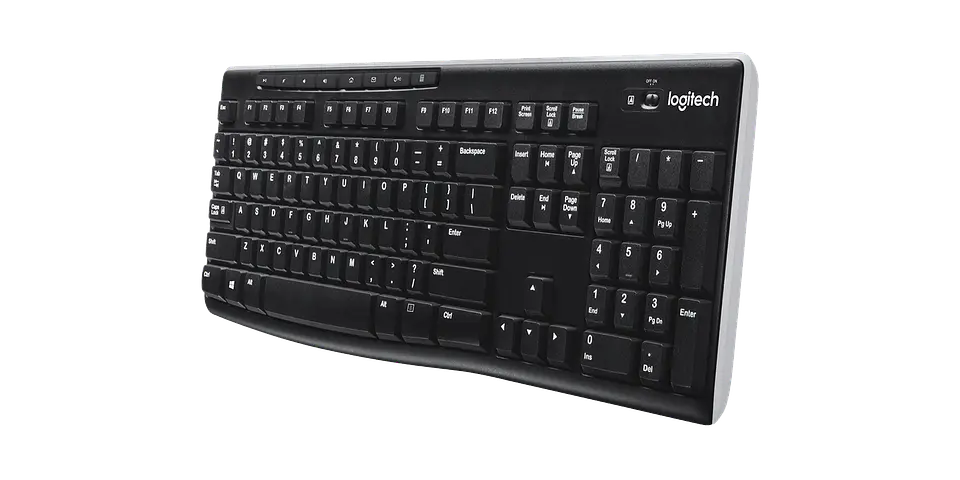 Teclado inalámbrico Logitech K270 Unifying español negro por mayor 3