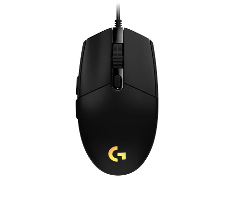 Mouse gamer con cable Logitech G203 LIGHTSYNC negro por mayor