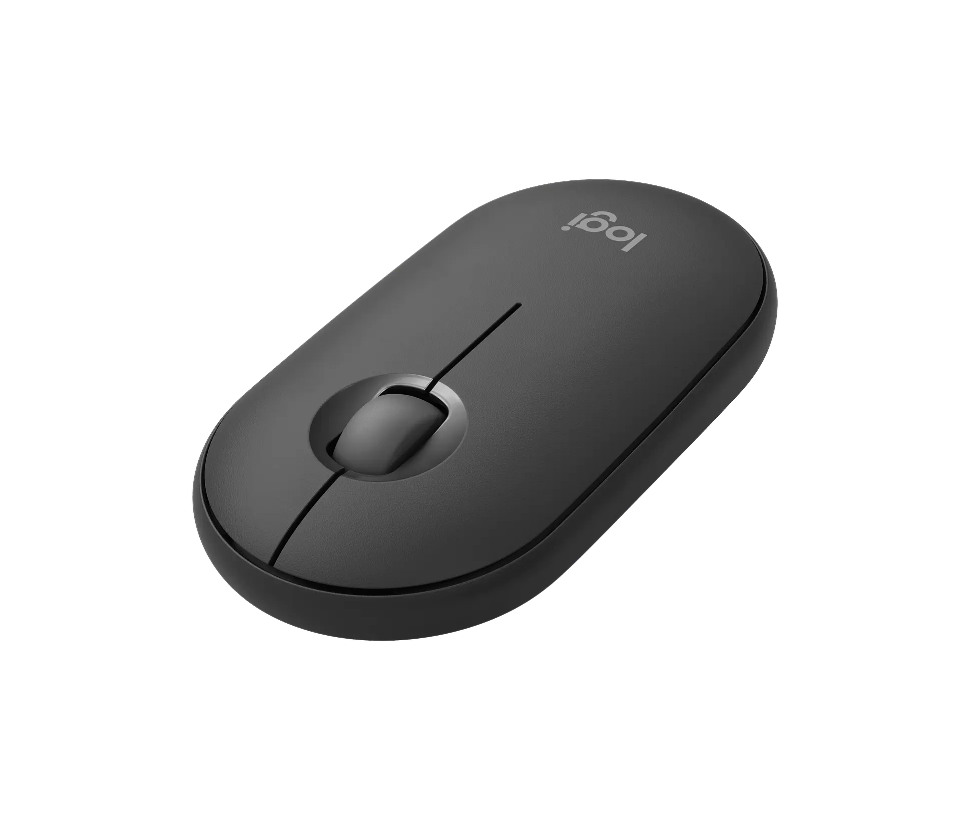Mouse Bluetooth silencioso Logitech Pebble Mouse 2 M350s grafito por mayor 3