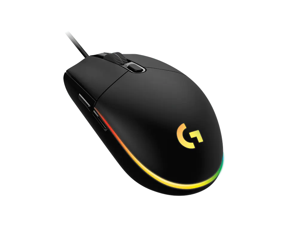 Mouse gamer con cable Logitech G203 LIGHTSYNC negro por mayor 3