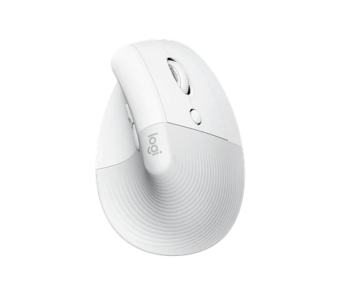 Mouse vertical ergonómico Logitech Lift blanco crudo por mayor