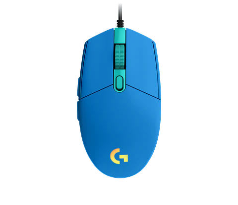 Mouse gamer con cable Logitech G203 LIGHTSYNC azul por mayor