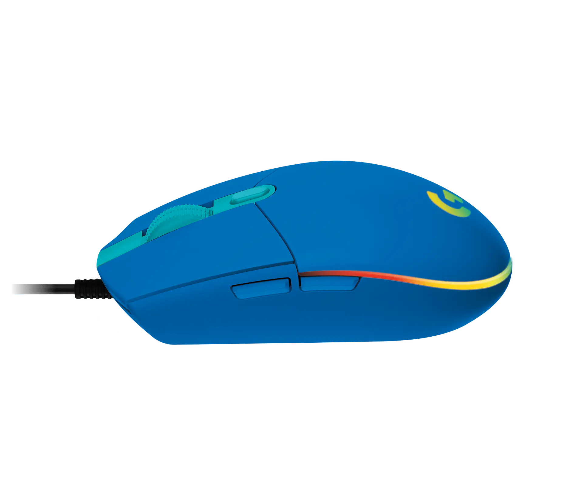 Mouse gamer con cable Logitech G203 LIGHTSYNC azul por mayor 2