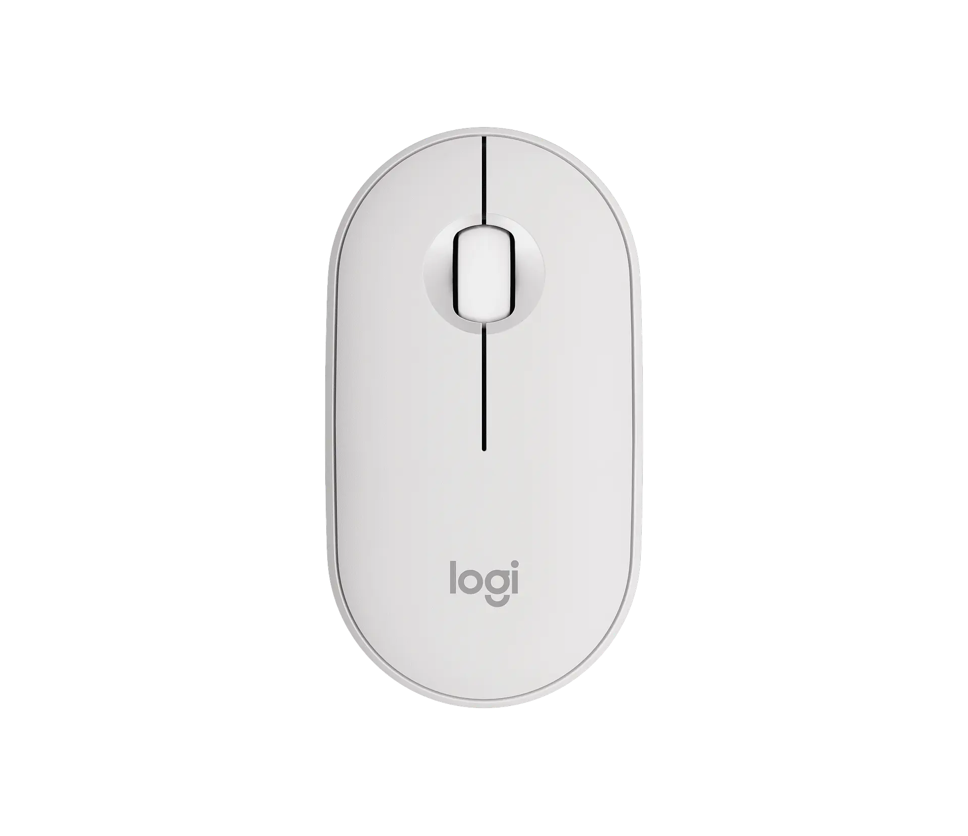 Mouse Bluetooth silencioso Logitech Pebble Mouse 2 M350s blanco por mayor 1