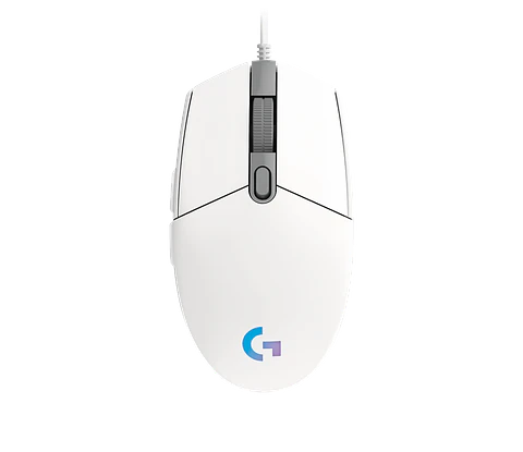 Mouse gamer con cable Logitech G203 LIGHTSYNC blanco por mayor
