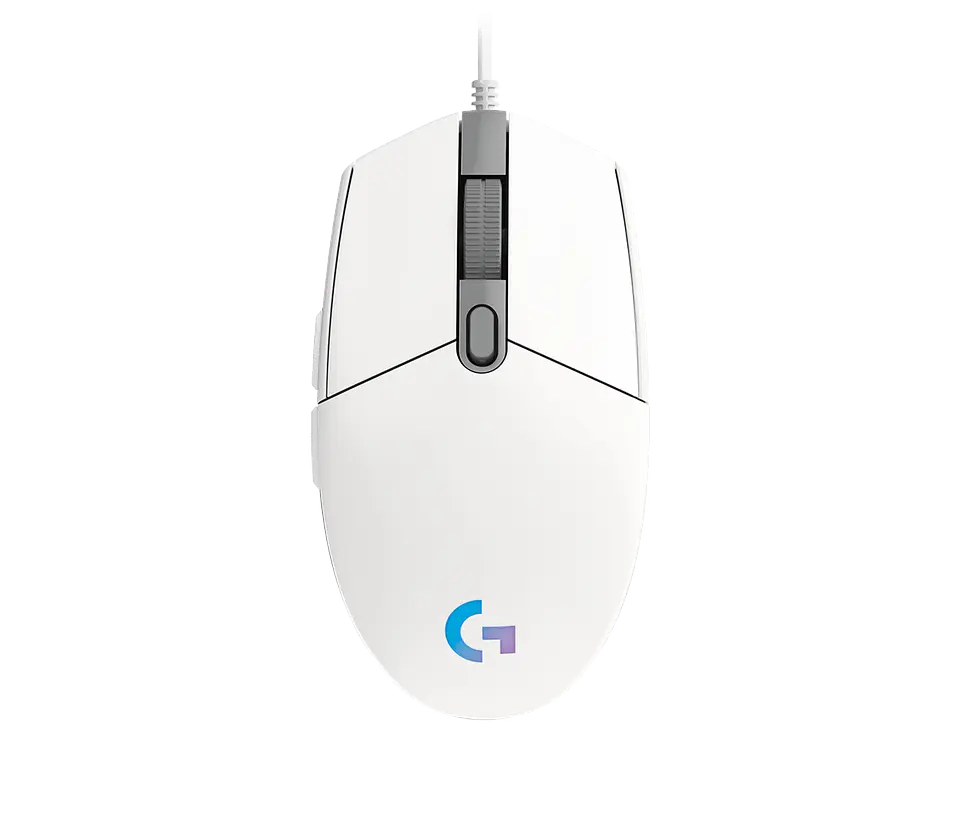 Mouse gamer con cable Logitech G203 LIGHTSYNC blanco por mayor 1