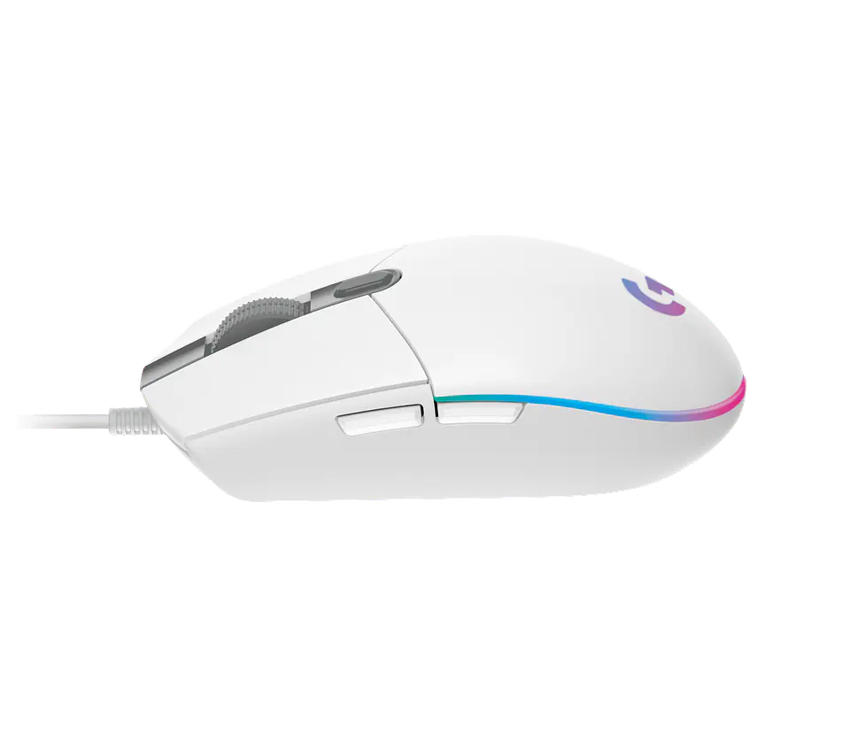 Mouse gamer con cable Logitech G203 LIGHTSYNC blanco por mayor 2