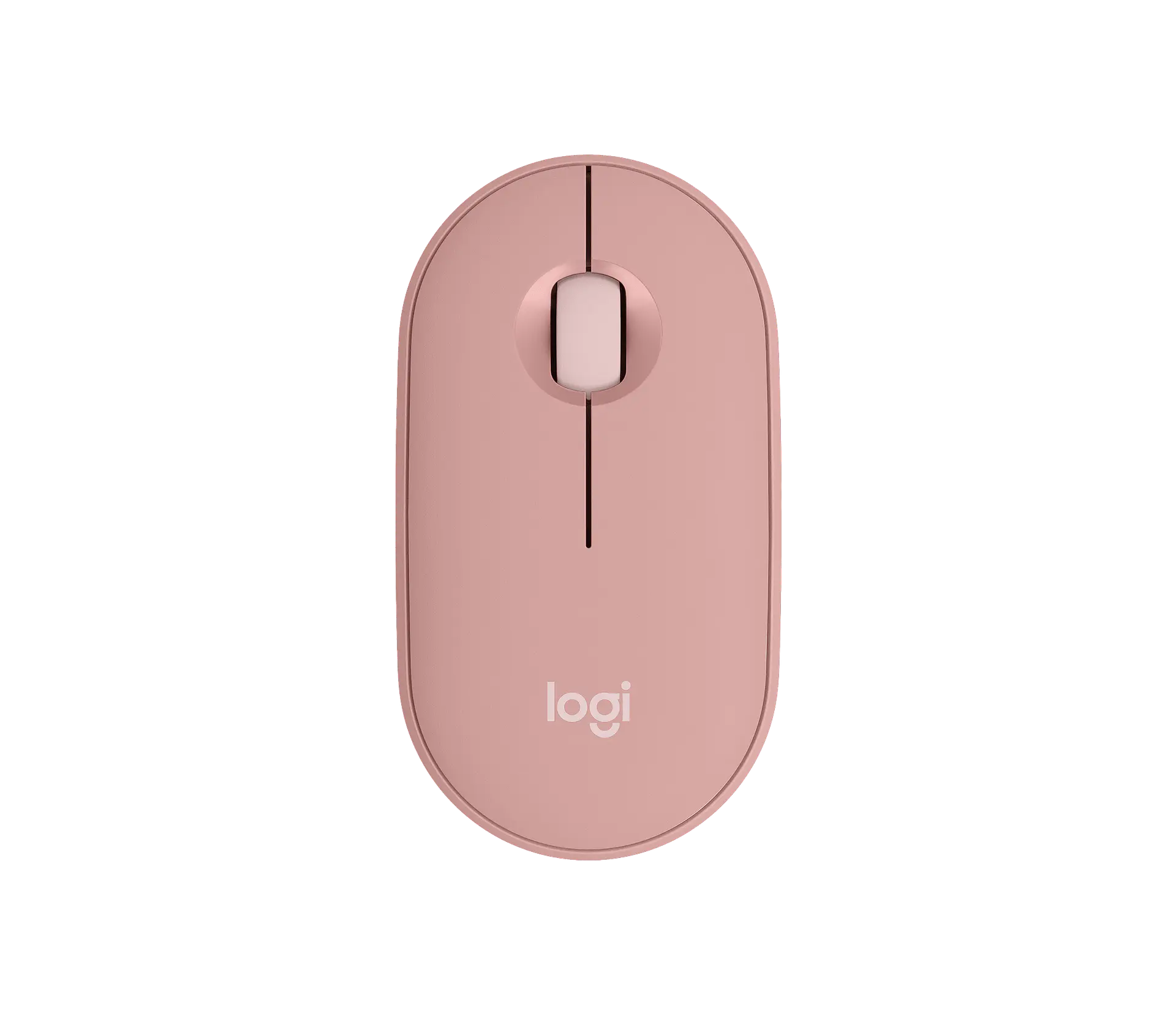 Mouse Bluetooth silencioso Logitech Pebble Mouse 2 M350s rosado por mayor 1