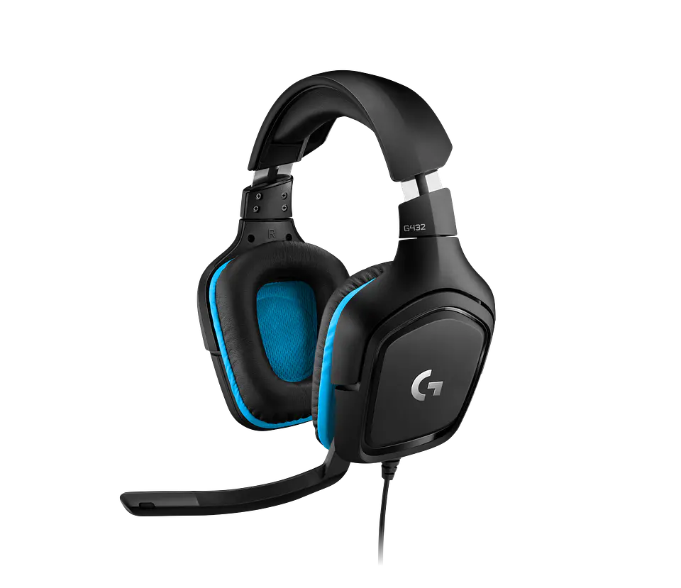 Audífonos Gamer Logitech G432 USB y 3,5 mm Negro por mayor 1