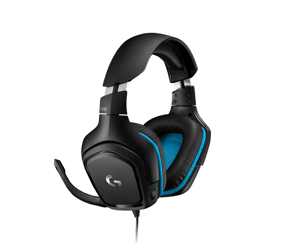 Audífonos Gamer Logitech G432 USB y 3,5 mm Negro por mayor 2