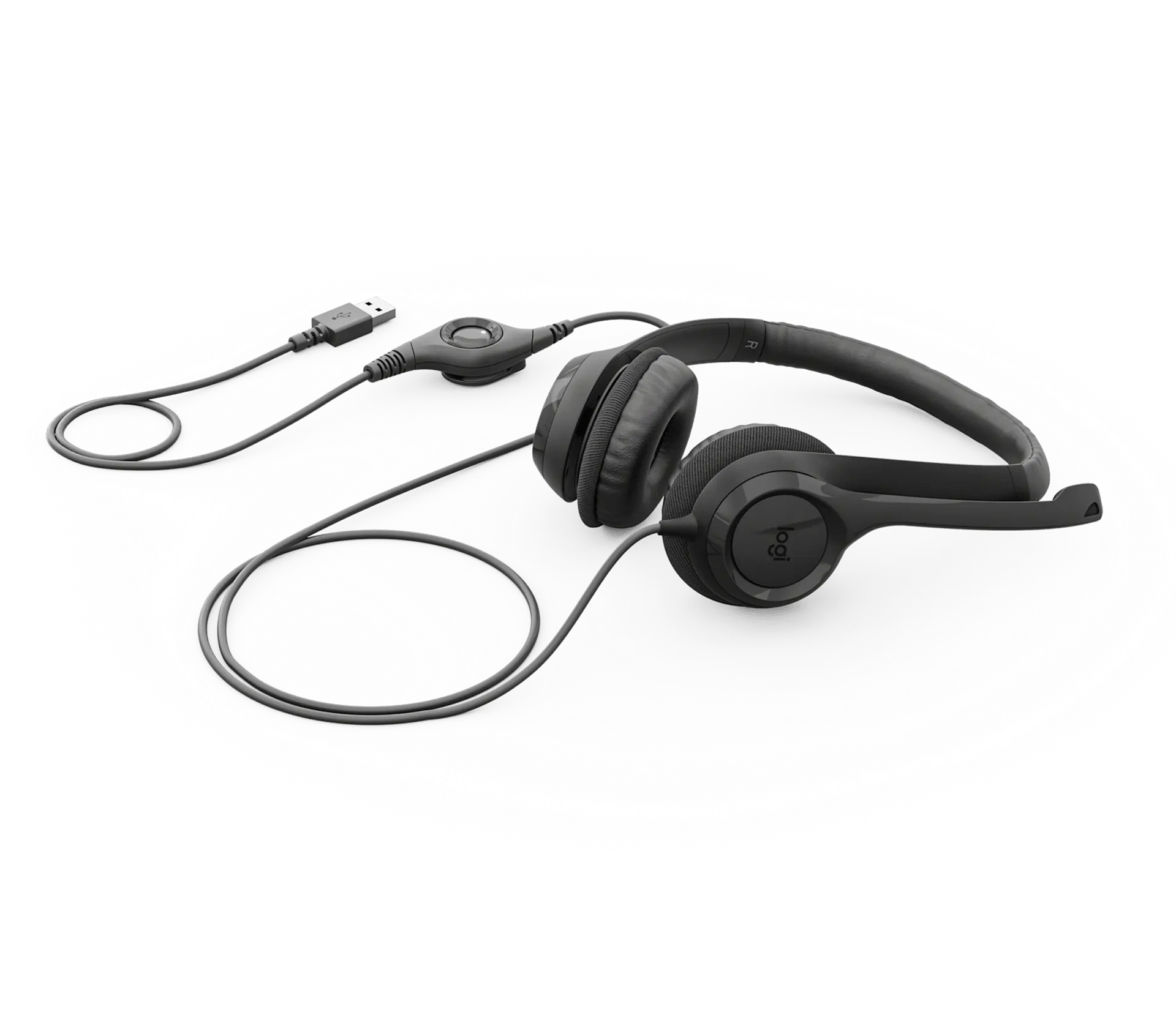 Audífonos Logitech H390 USB-A Negro por mayor 2